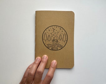 The Camping log book, Camping Journal, Personalization Available