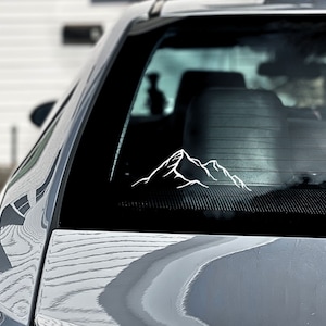 Mountain Vinyl Decal, Car Vinyl Decal Sticker, Car window Decal, Laptop Decal