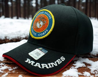 US Marine Corps, E 9 Marines Master Gunnery Sergeant – Classic Cap – Proud US Veteran - Foto 2