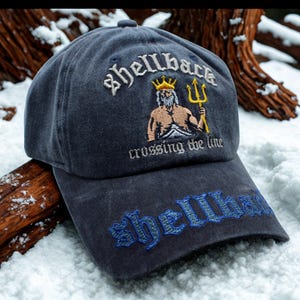 U.S Navy Anchor Cap. U.S Navy hat. U.S Navy Shellback Hat Hat. Gift for Dad. US Navy Cap. Navy Baseball Hat. US Navy blue Hat. Veteran Hat