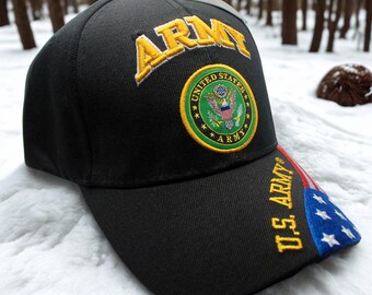 thumbnail image 2 of Trade Winds Official Licensed US Army ACU Camo Baseball Cap – American Flag – Adjustable 2 of 4