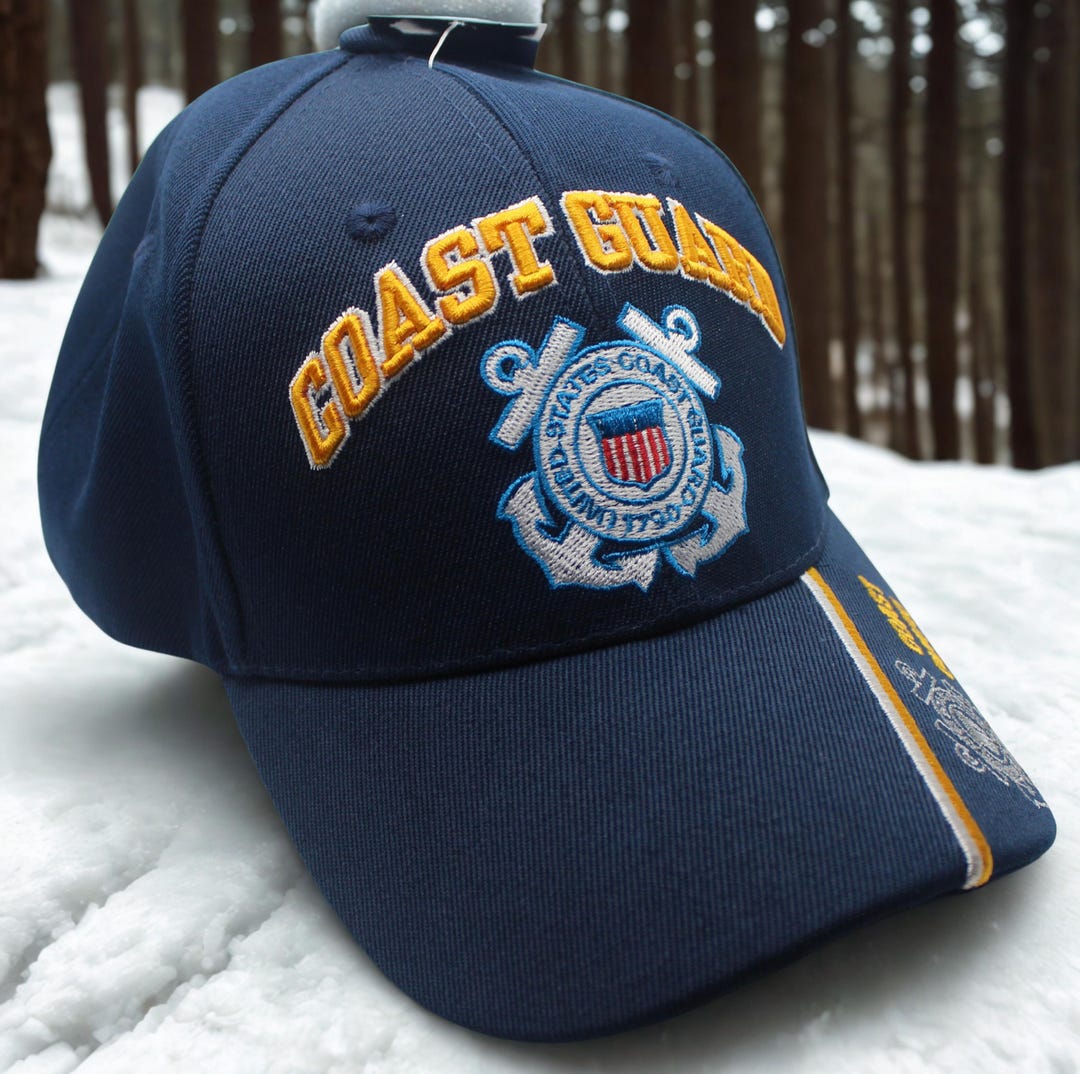 US Coast Guard Hat. USCG 1790 Blue Hat – Embroidered Military