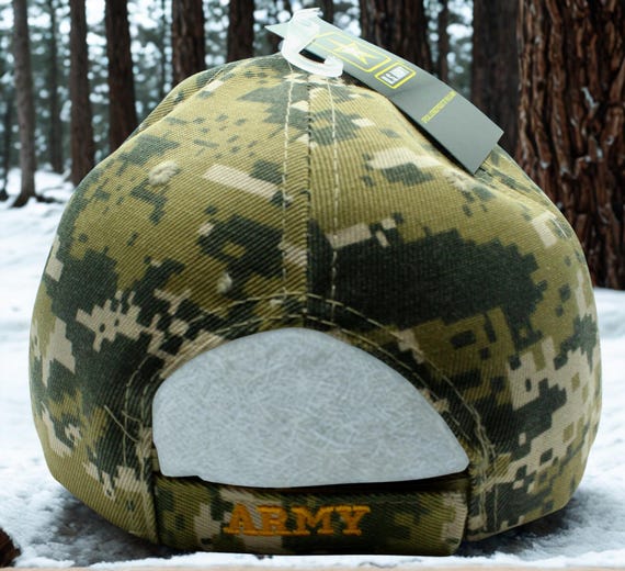 アメリカ陸軍野球帽。アメリカ陸軍刺繍入りキャップ。退役軍人への