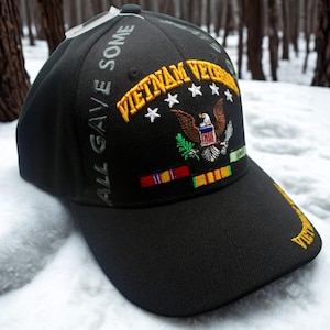 Vietnam War Veteran Hat. Embroidered Vietnam. Military Hat. Veteran Gift. Army Navy Marine Air Force. Vietnam War Veteran Hat. Vietnam Hat