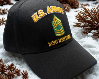 Us Army First Sergeant Retired Hat