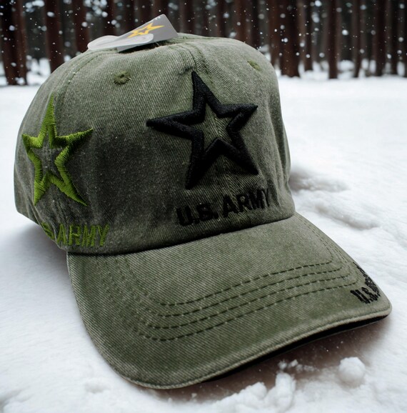 キャップ 帽子 60s US A.R.M.Y 軍物 アメリカ 軍 カーキ ミリタリーキャップ U.S.ARMY カーキ