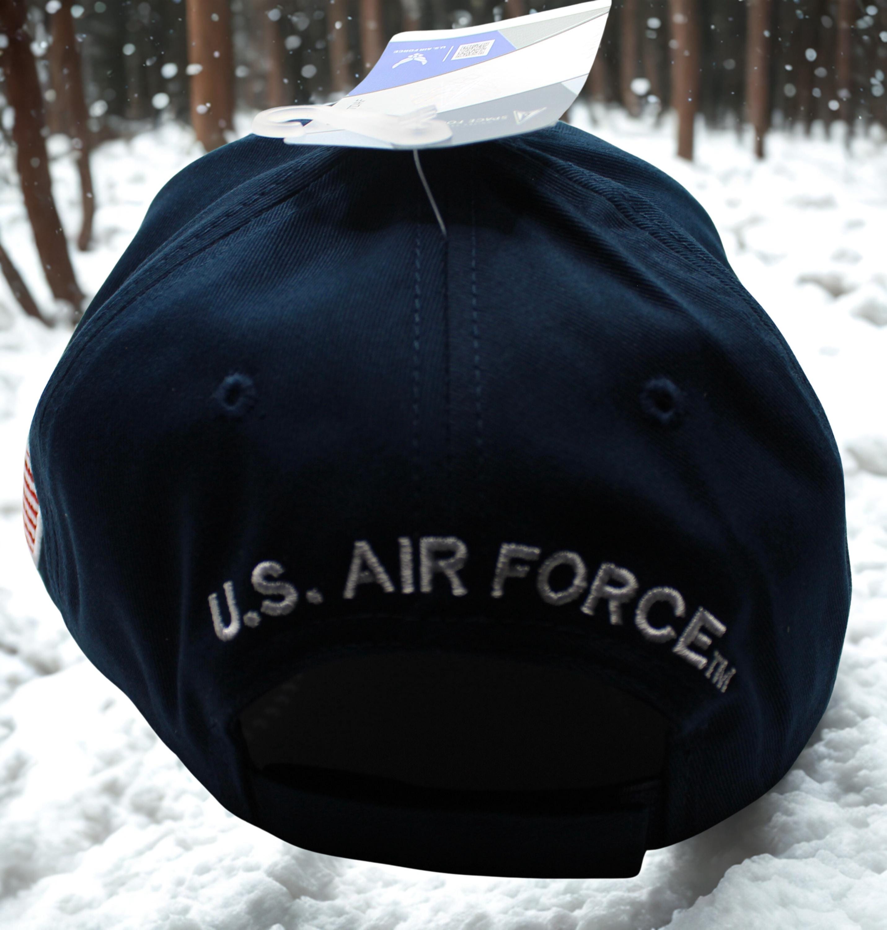 アメリカ空軍帽子 - 刺繍入りアメリカ空軍ブルーキャップ - 退役軍人と