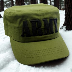 U.S. Army OD Green Hat – Embroidered Army Military Style Cap. Gift for Dad. Military Cap. Hat for Veterans. US Army Hat. Army Unisex Hat