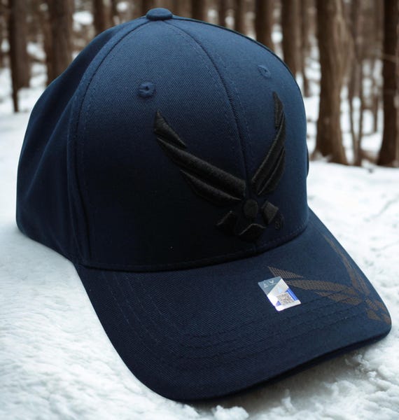 Air Force Blue Hat – Embroidered Military Veteran Cap – USAF
