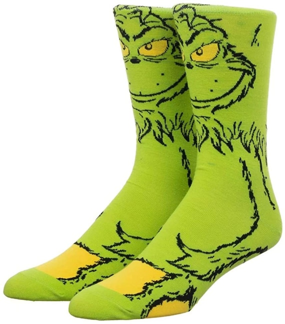Grinch Socks. the Grinch Socks 360degree Character Socks. 1 Etsy UK