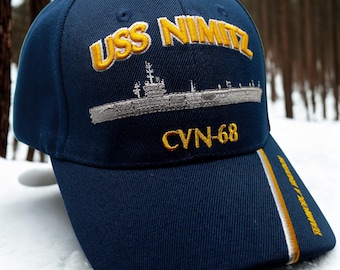 USS ジョージワシントン　USN USNAVY 識別帽子　cvn73 アメリカ海軍の帽子。USSジョージ・ワシントンCVN-73公式ライセンス