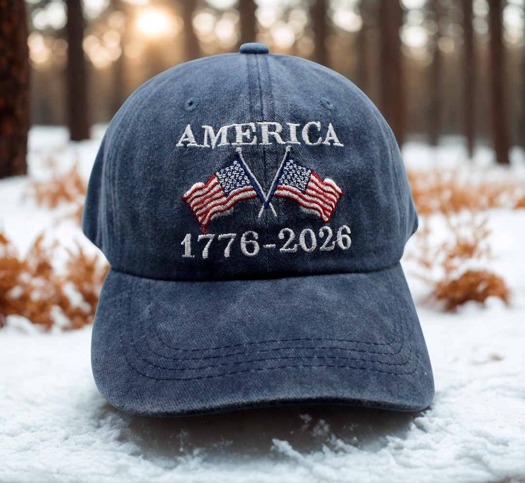 America 250th Anniversary Hat. 1776–2026 USA Patriotic Baseball Cap ...
