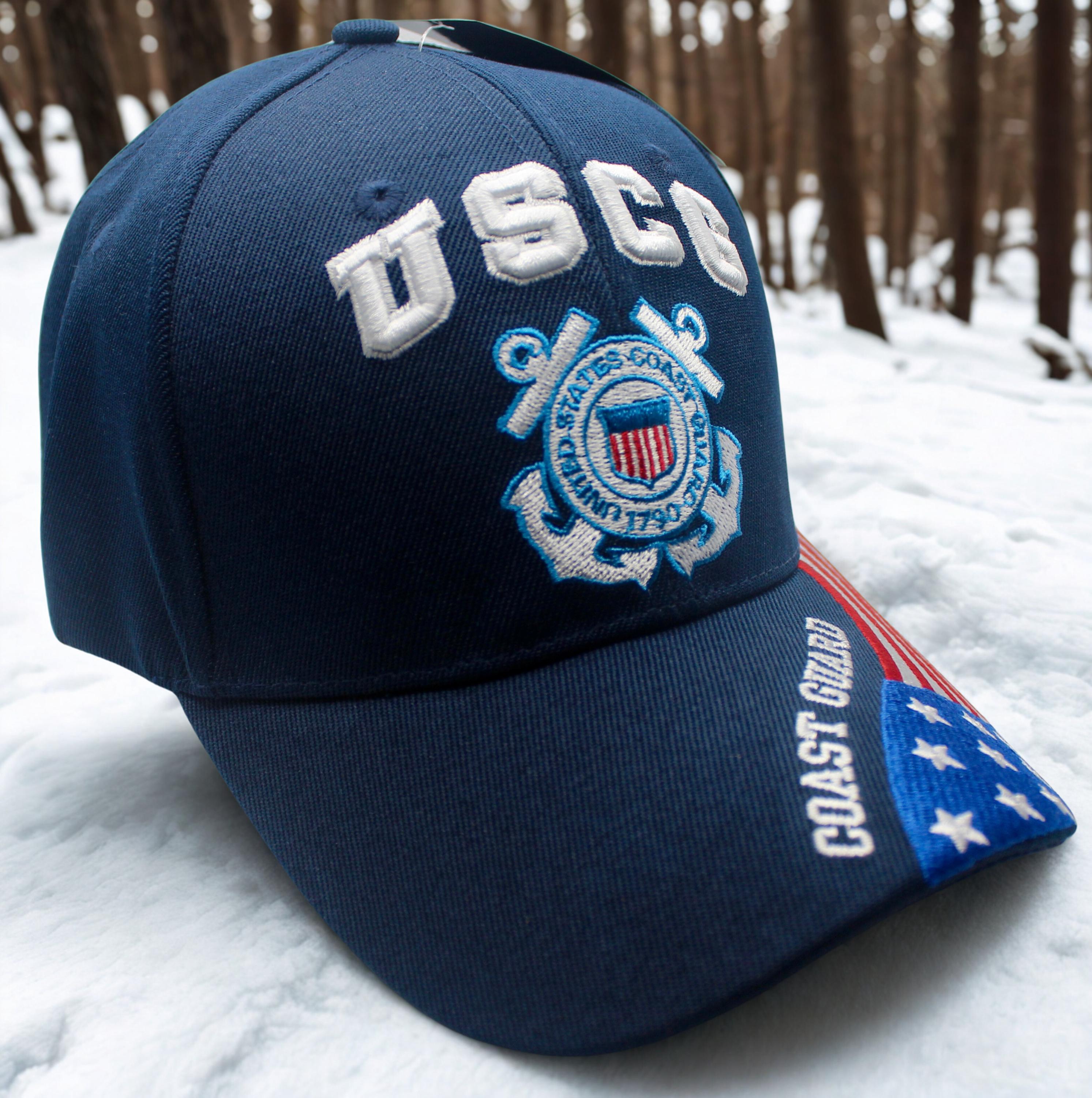 U.S Coast Guard Hat. USCG 1790 Blue Hat. Veteran Cap. Coast Guard
