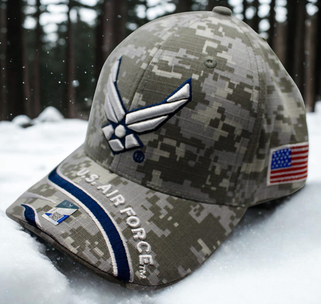 米軍 実物 フィールドキャップ USAF アメリカ空軍帽子 - 「We Own The Skies」刺繍入りキャップ - アメリカ