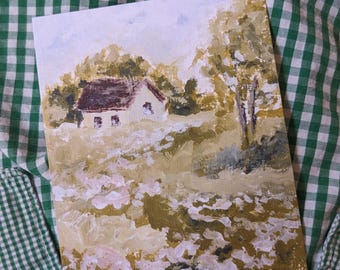 notecard bible verse cottage painting art loose blank greeting card friendship birthday print wall decor
