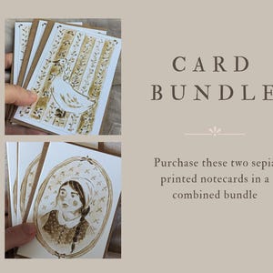 Notecard/vintage art/blank cards/small notecards/cottagecore art/card bundle/friendship cards