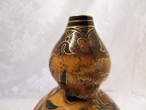 Antique Zsolnay Vase by Julia Zsolnay C. 1879 (kabakvaza/eggplant