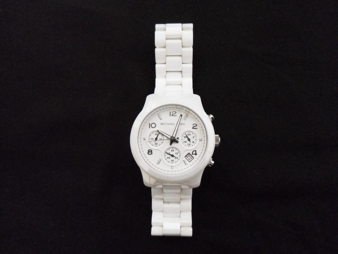 Michael Kors Runway Bracelet Ceramic Watch MK 5161 1113125 - Etsy