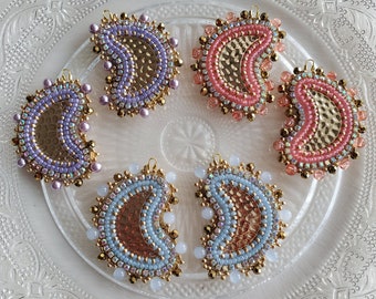 Crescent Beaded Moons