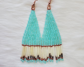 Porcupine Quill Fringe Earrings