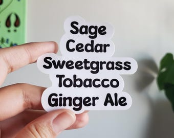 5 Medicines Sticker | Vinyl Sticker | Indigenous Sticker | Laptop Sticker | Water Resistant