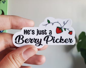 Berry Picker sticker | Vinyl Sticker | Indigenous Sticker | Laptop Sticker | Water Resistant