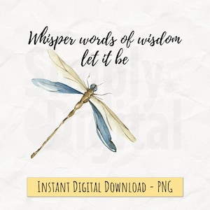 HUIXIA Targa In Metallo Vintage 20x30 Cm - Whisper Words Of Wisdom Let It Be - Decorazione Parete Fattoria - 3