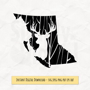 BC Hunter svg, svg Hunter, Colombie-Britannique, fichier numérique, téléchargement immédiat, sublimation, svg, jpeg, png, pdf, eps, dxf, fichier de coupe SVG