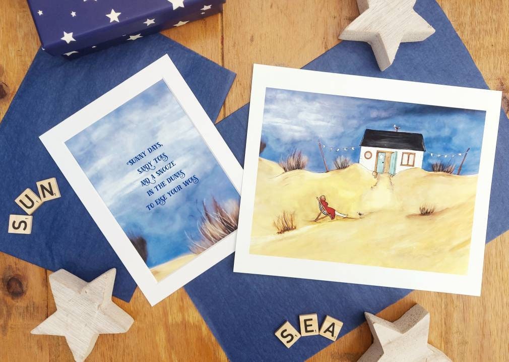 In The Dunes Print & Quote Set | Etsy