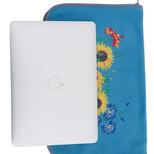 Beautiful Embroidered Laptop Sleeves Handmade in Ukraine image 2