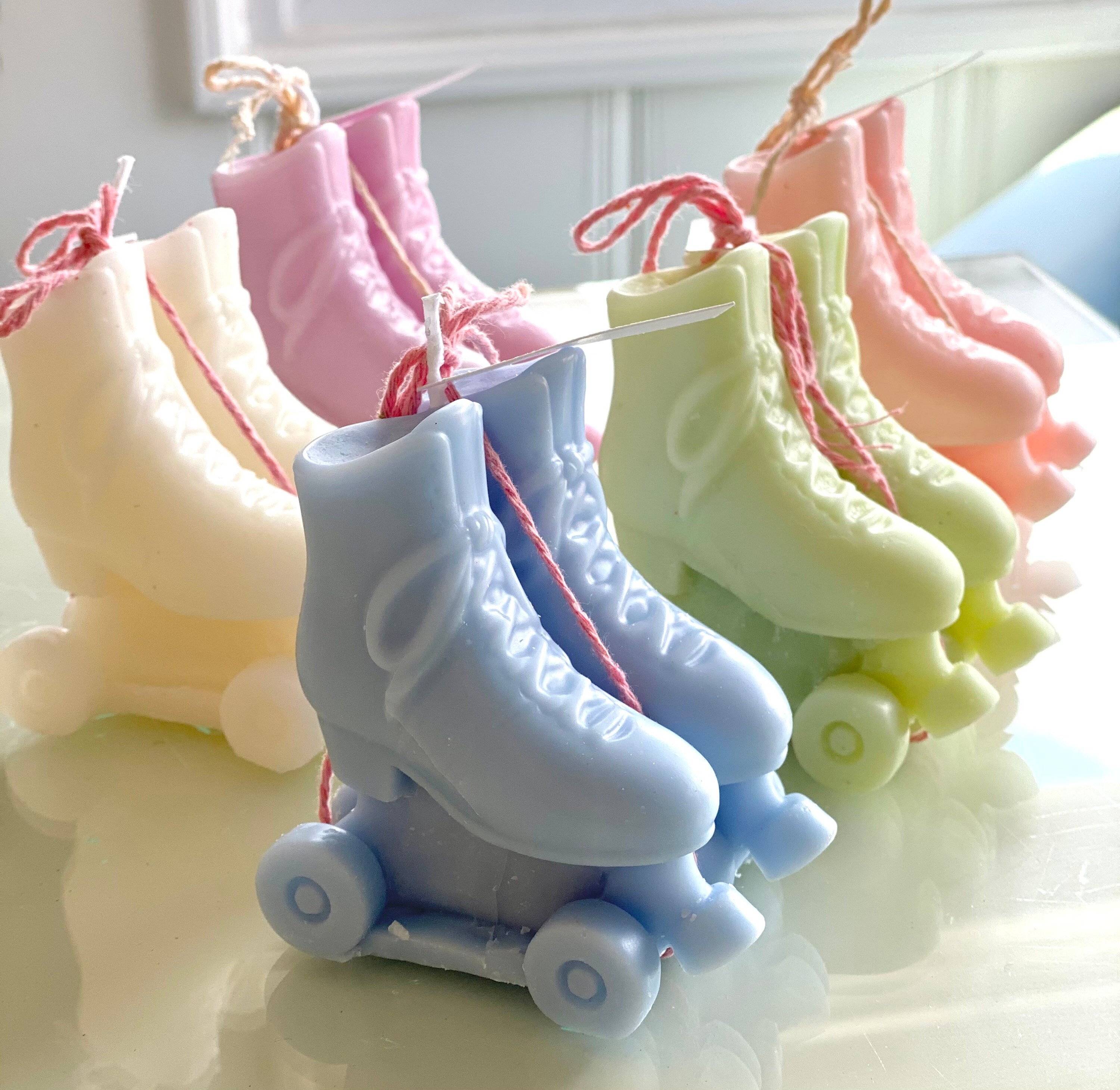 Roller Skate Candle Cool Candle Room Decor Gift for Her Etsy