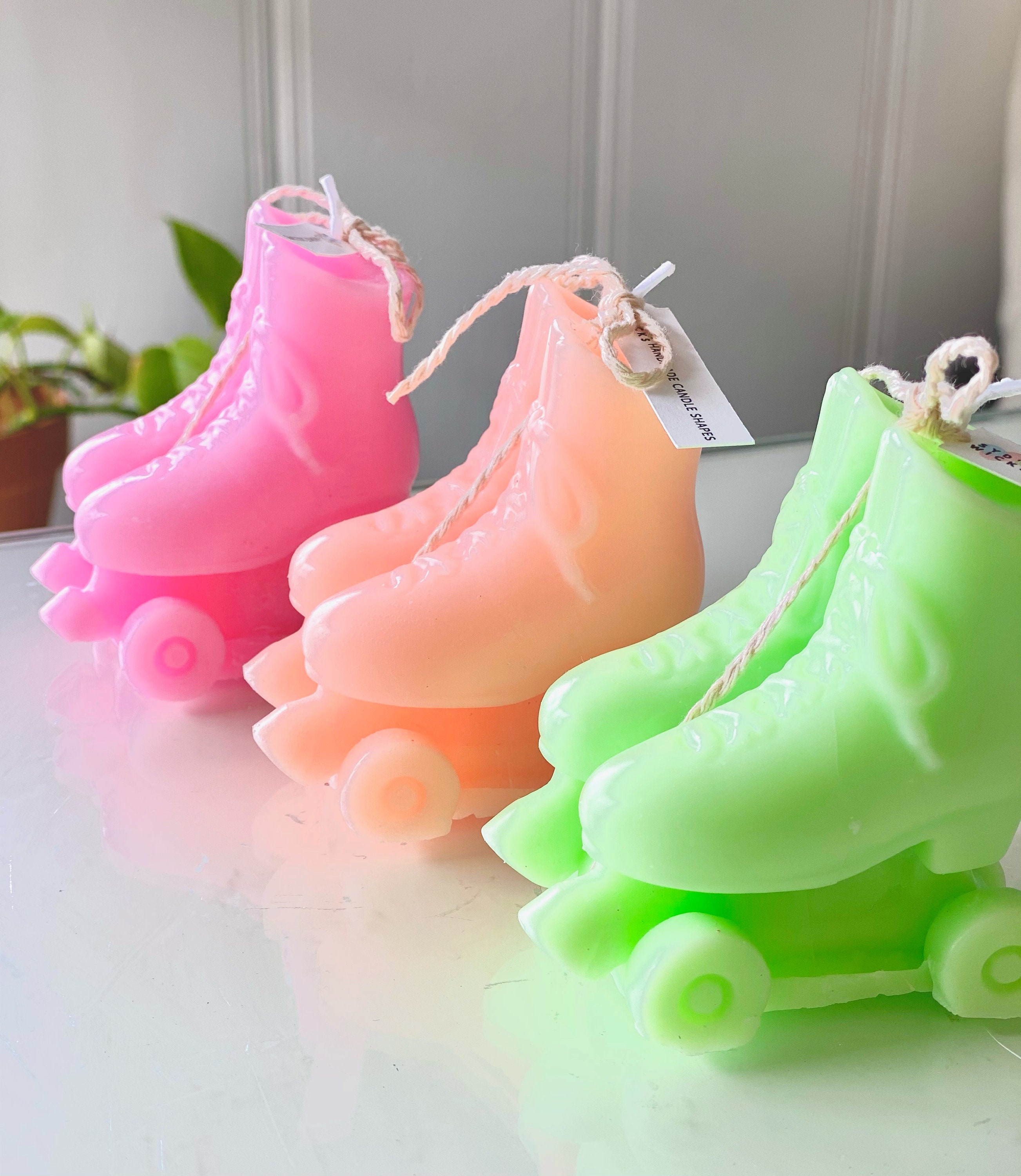 Roller Skate Candle Cool Candle Room Decor Gift for Her Etsy