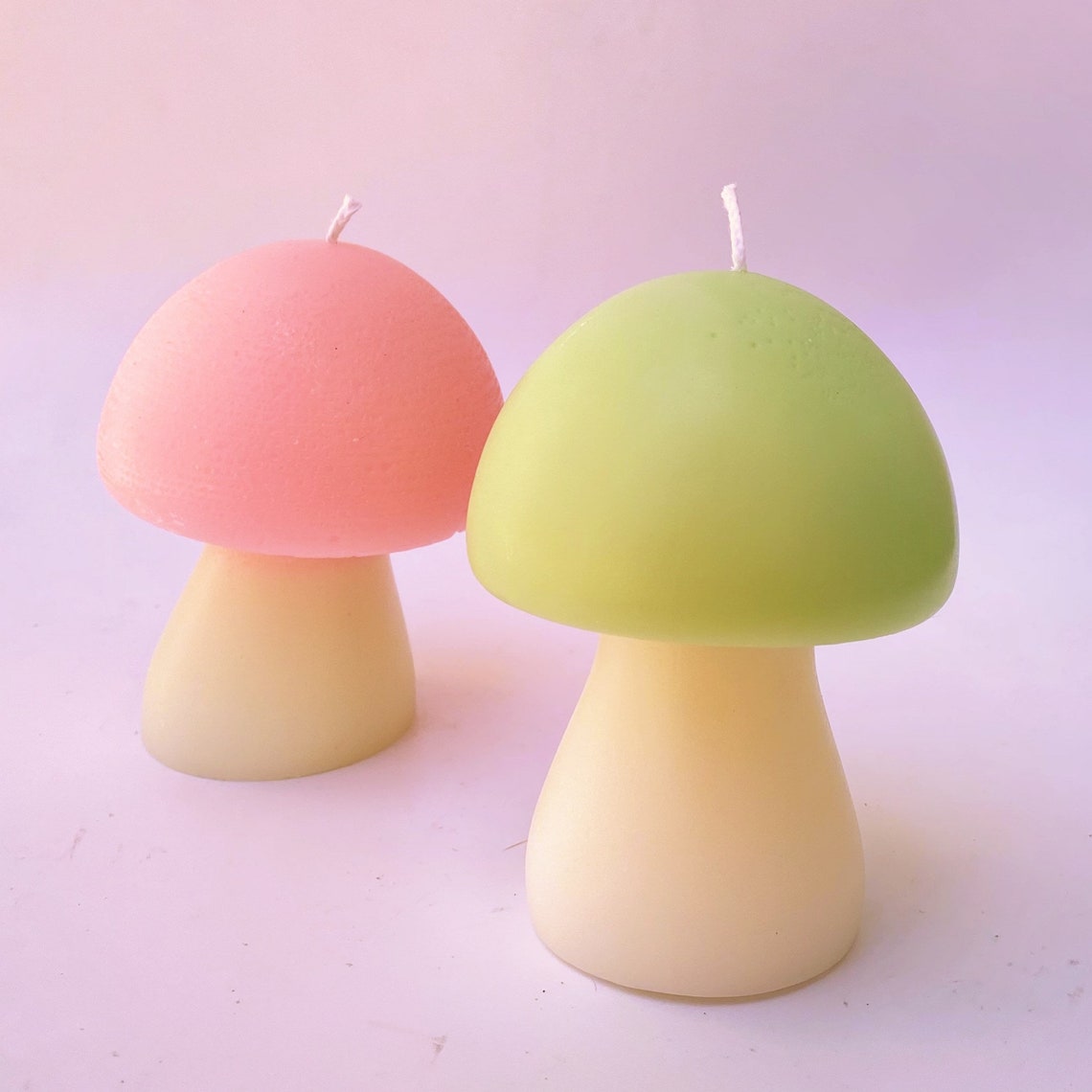 Mushroom Candle Mushroom Candle Mold Aesthetic Room Decor Etsy