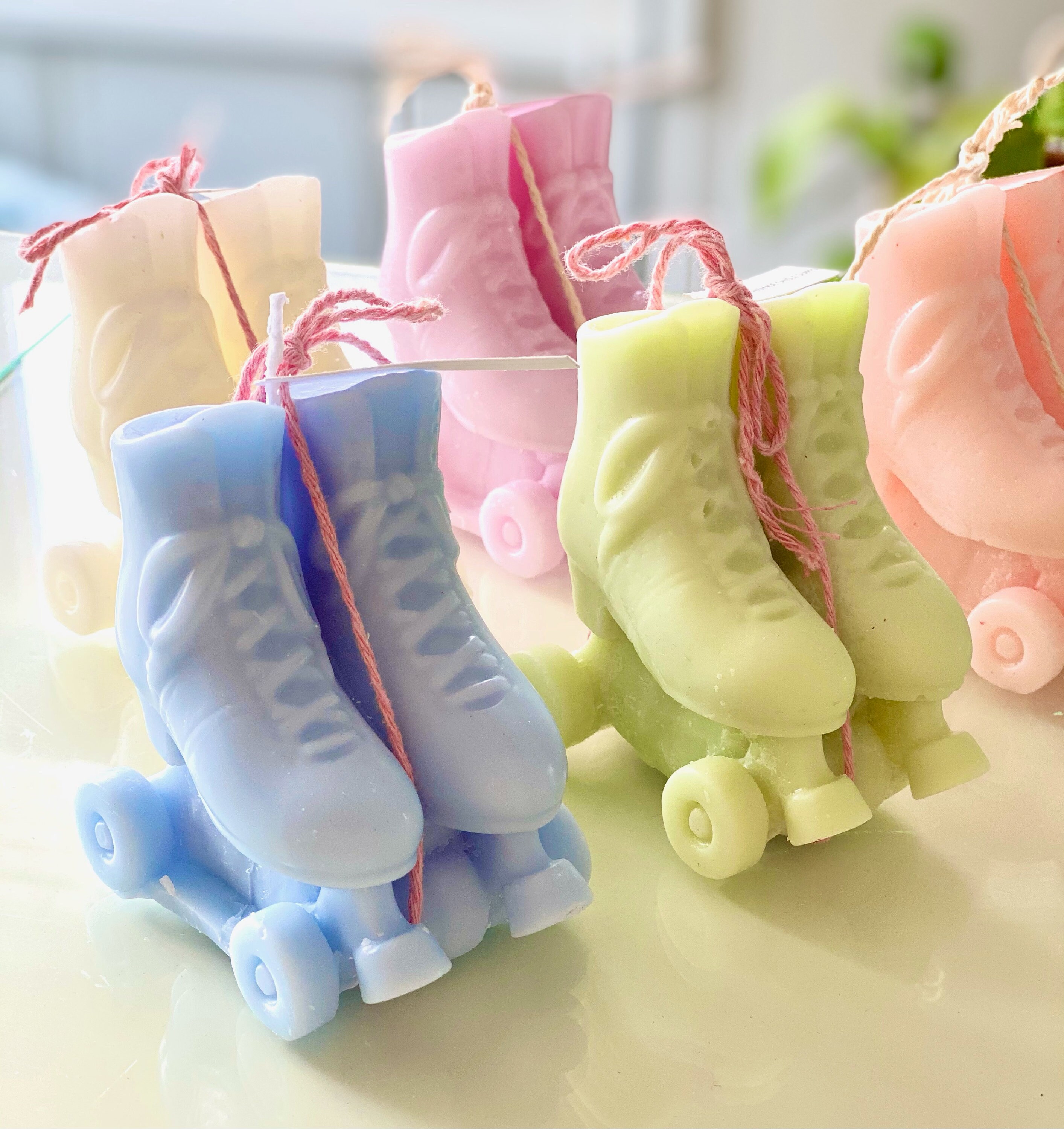 Roller Skate Candle Cool Candle Room Decor Gift for Her Etsy