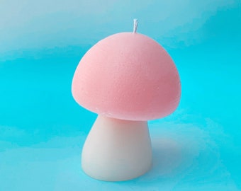 Mushroom Candle - Mushroom Candle Mold, Aesthetic Room Decor, Trendy Candle, Cool Candle, Mushroom Trendy, Modern Candle