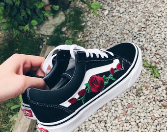 rose vans etsy