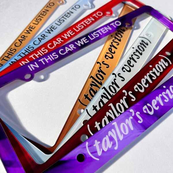 License Plate Cover Etsy