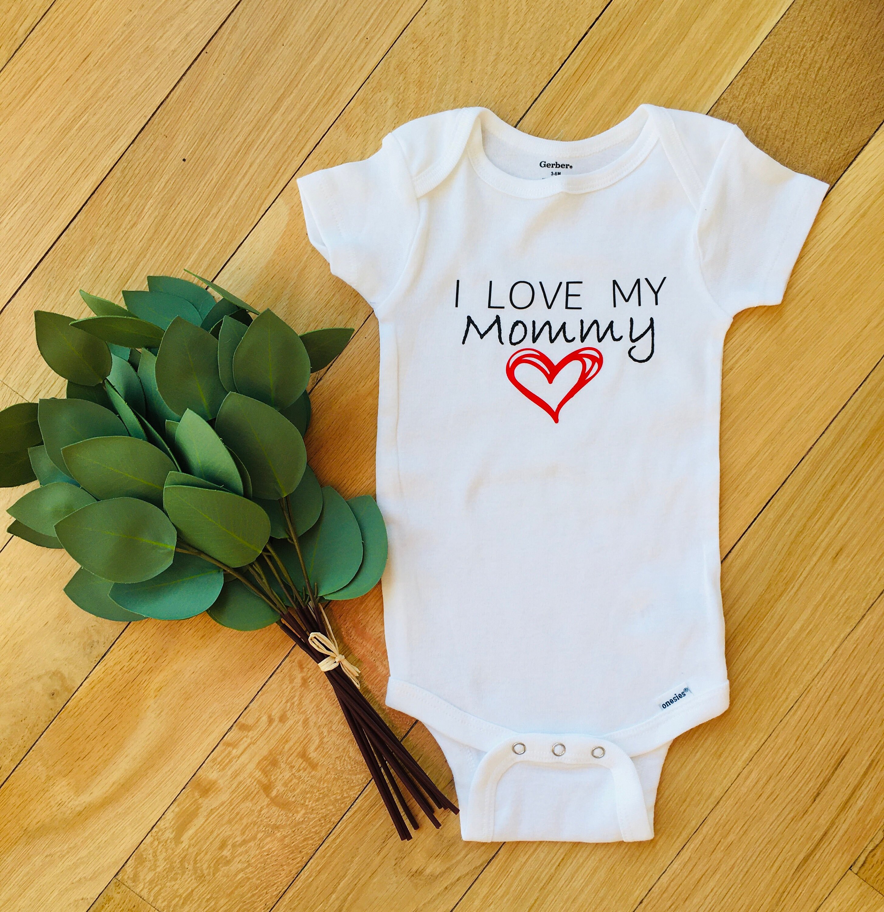 I Love My Mommy Baby Onesie. Etsy