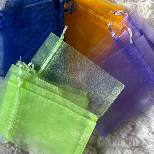 Organza Gift Bags By Scent Of Smell 9 colours 3.5x5 inch