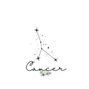 Zodiac Star & bloemtekenkaarten