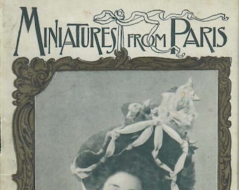 DIGITAL FILE - Reprint Miniatures from Paris Fall 1899