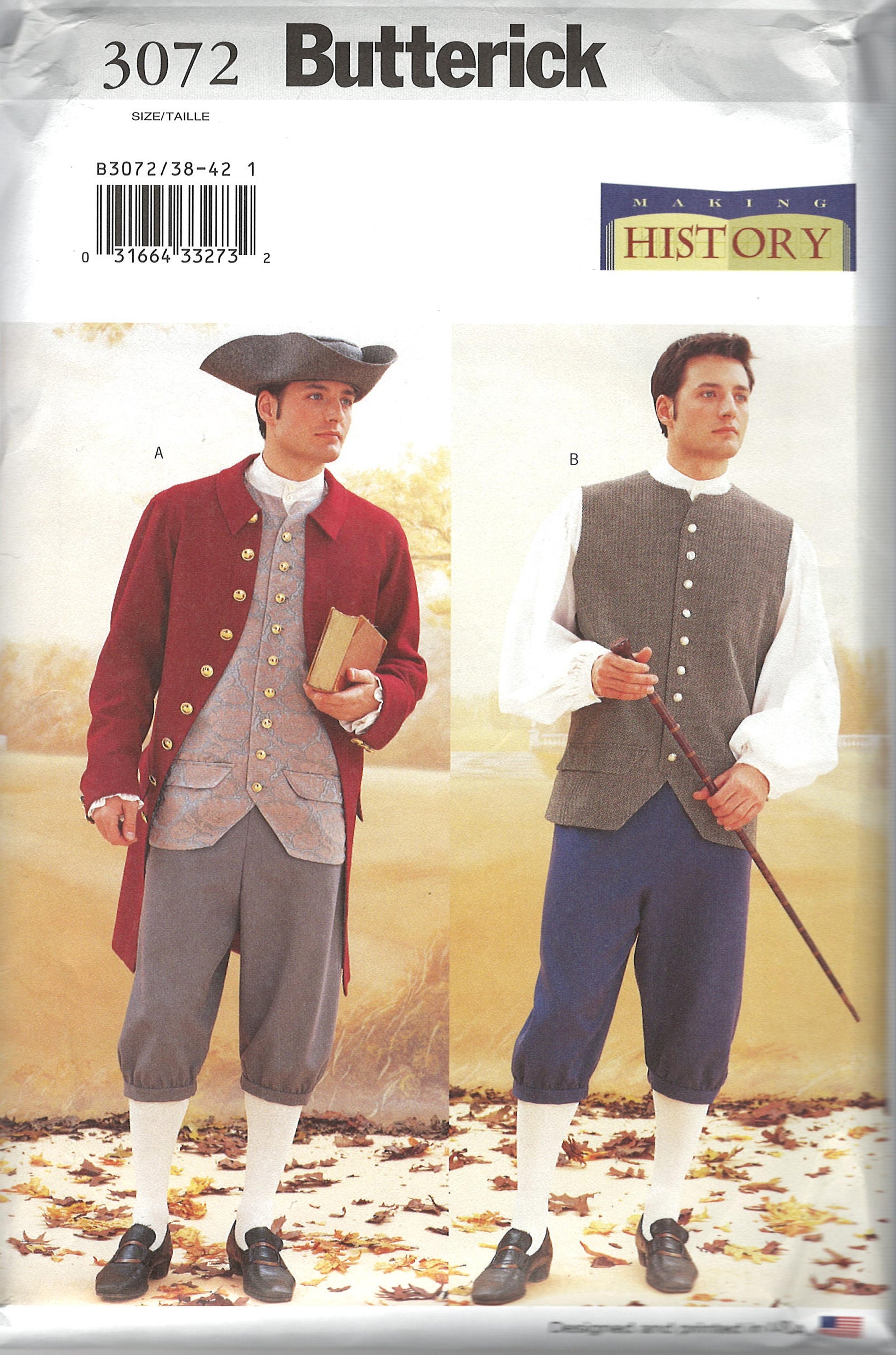 18th century top men's clothing