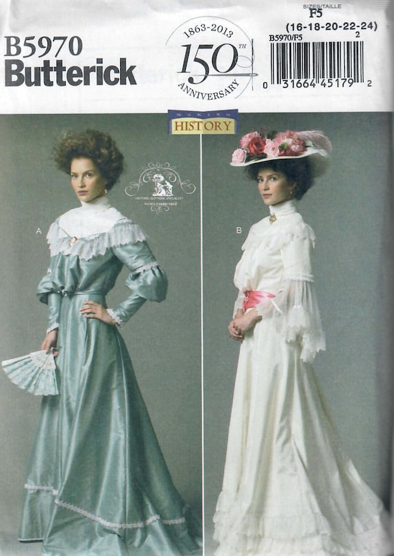 1890s Day Dress Pattern