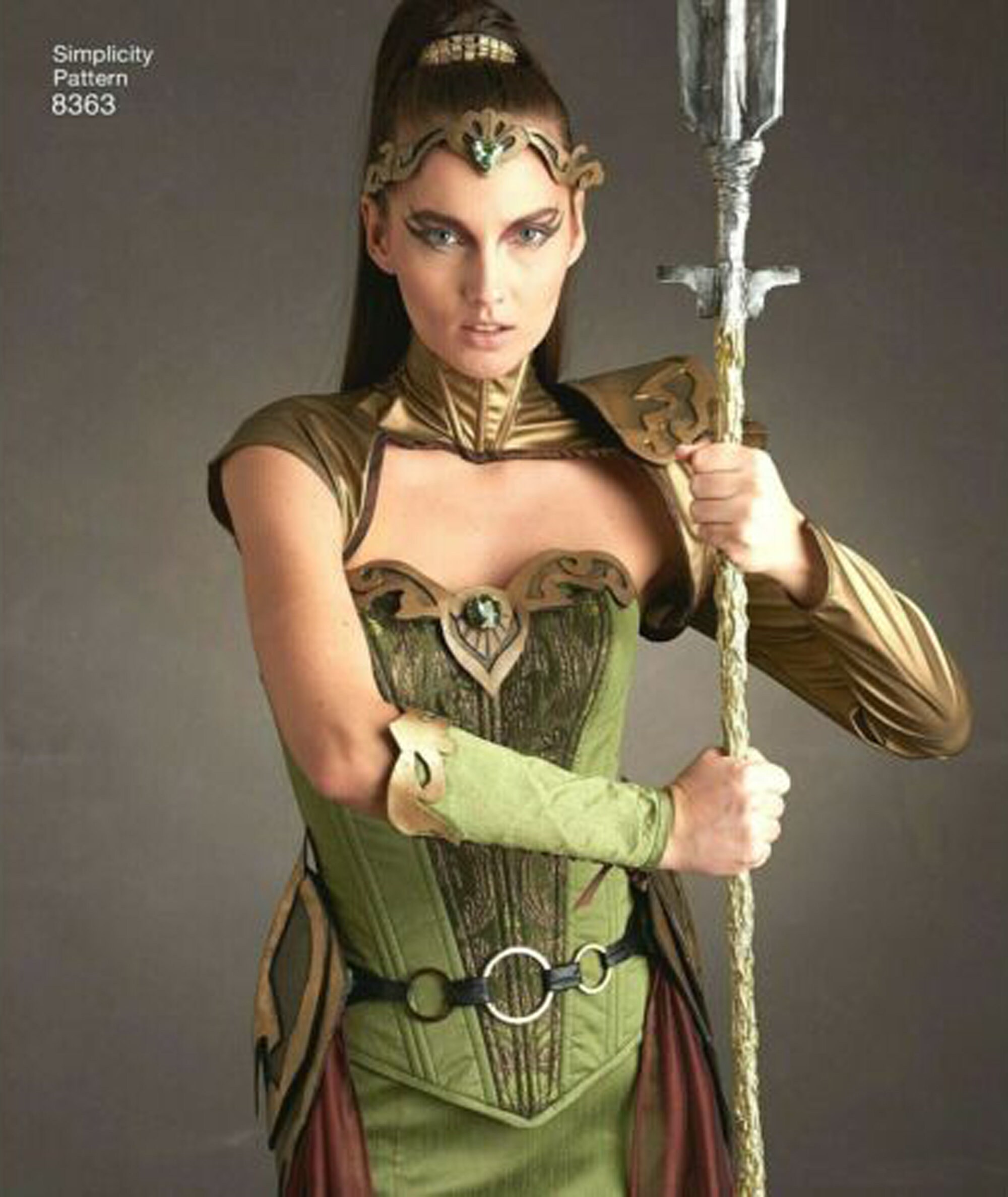 Simplicity 8363 Fantasy Ranger Cosplay Halloween Costume Sewing Pattern ...
