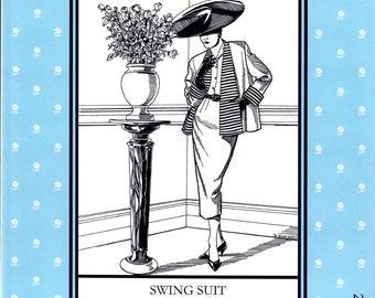 Folkwear Pattern No. 255 Swing Suit, Size XS - XL, New & Uncut