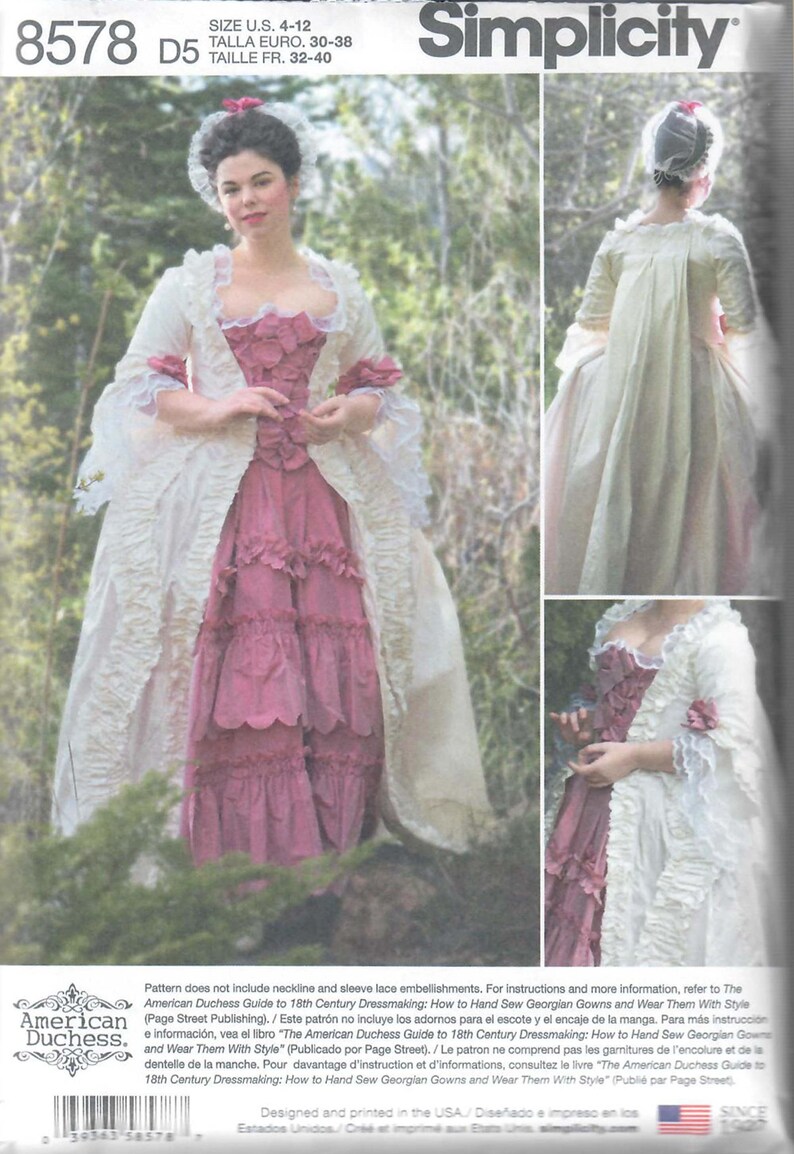 Patron De Robe Simplicity 6888 Vintage - Robe De Mariée Et Demoiselles - Taille 12 - Occasion