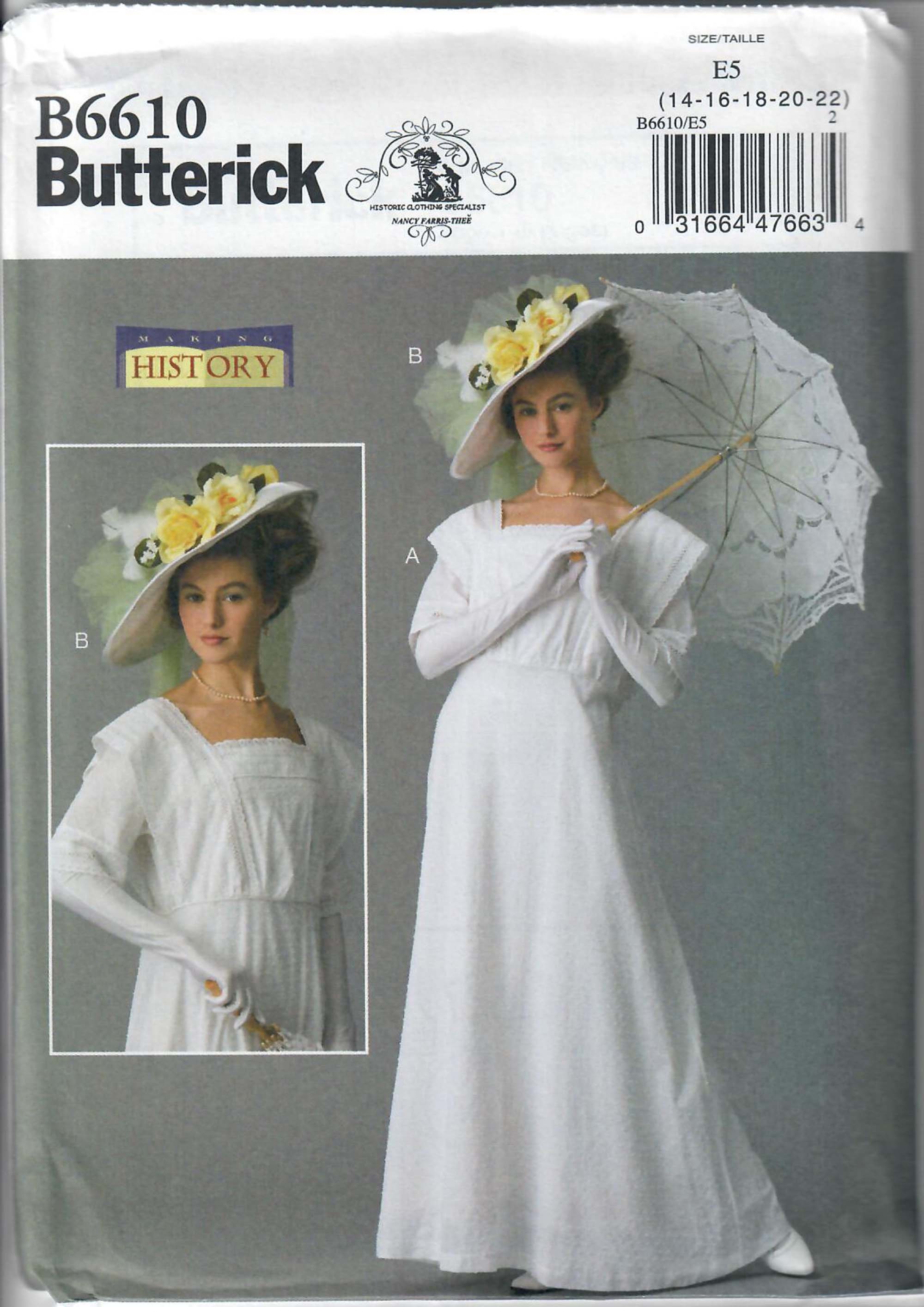 1910 Dress Pattern 