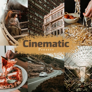 16 Cinematic Presets for Desktop  Mobile Lightroom |Movie filters for lifestyle photography Colourful Film Preset Kit