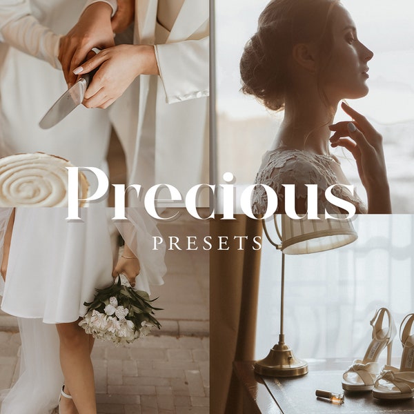 Light Creamy Wedding Presets for Lightroom Soft Beige Presets Earthy Tones Presets for Aesthetic Wedding Couple Preset Warm Filter