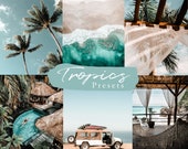 Tropical Presets Lightroom Light and Airy filters Travel Presets Summer Presets Light Presets Lifestyle Presets Blogger Presets Influencer